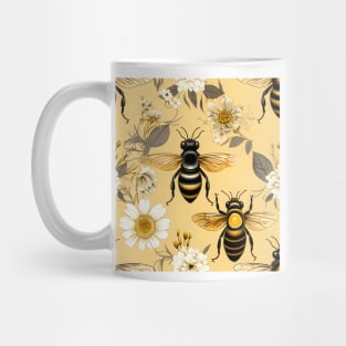 Honeycomb and Bee Pattern 2 Mug